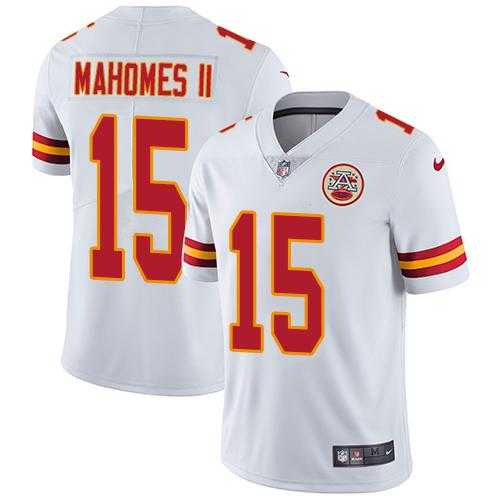 Nike Kansas City Chiefs #15 Patrick Mahomes II White NFL Vapor Untouchable Limited Jersey,We sell and wholesale Nike Kansas City Chiefs #15 Patrick Mahomes II White NFL Vapor Untouchable Limited Jersey on line form chian!